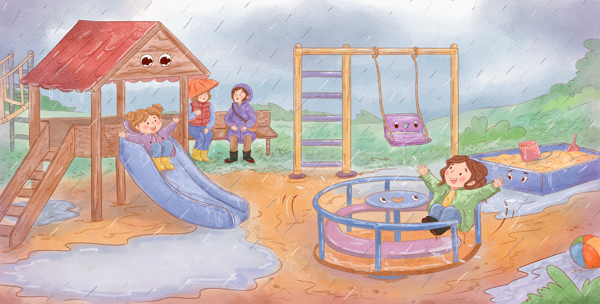 A joyful rainy playground from Puddly Playground